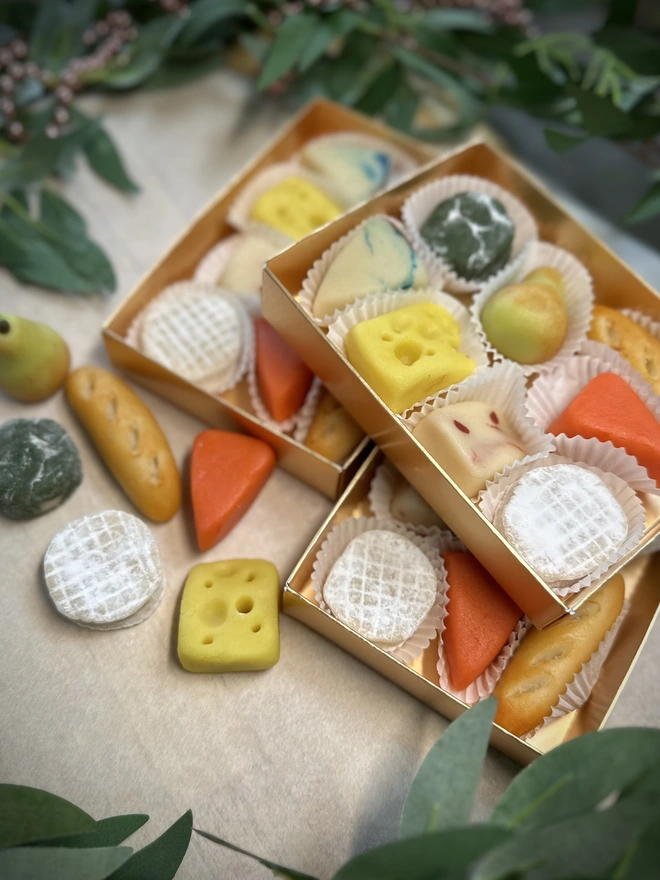 Marzipan Christmas Cheese Board