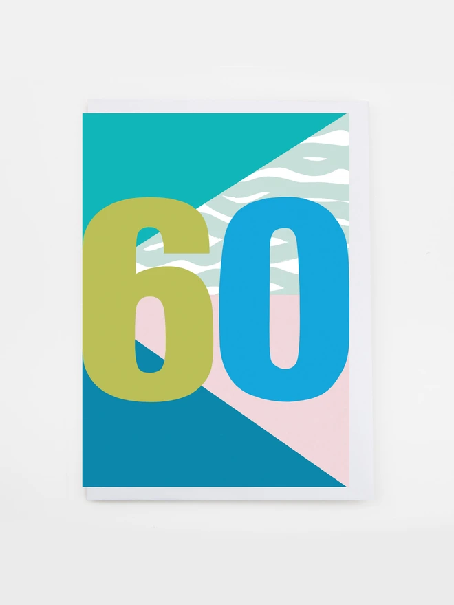 sixty 60th birthday card