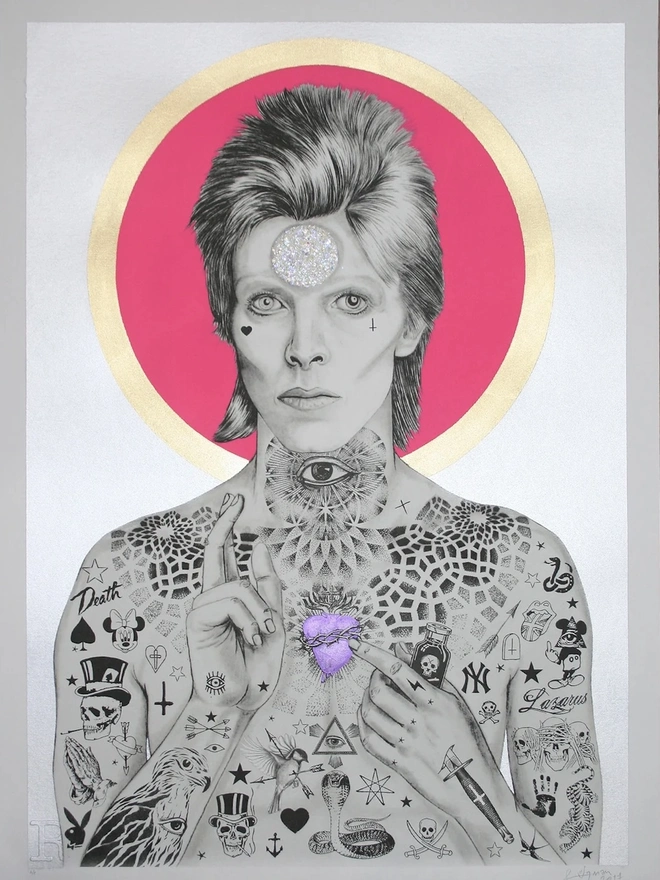 Mercury Bowie (Silver) Print