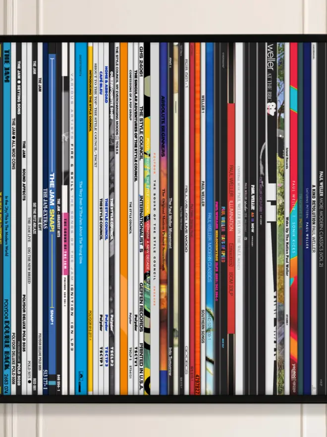 paul weller vinyl artwork