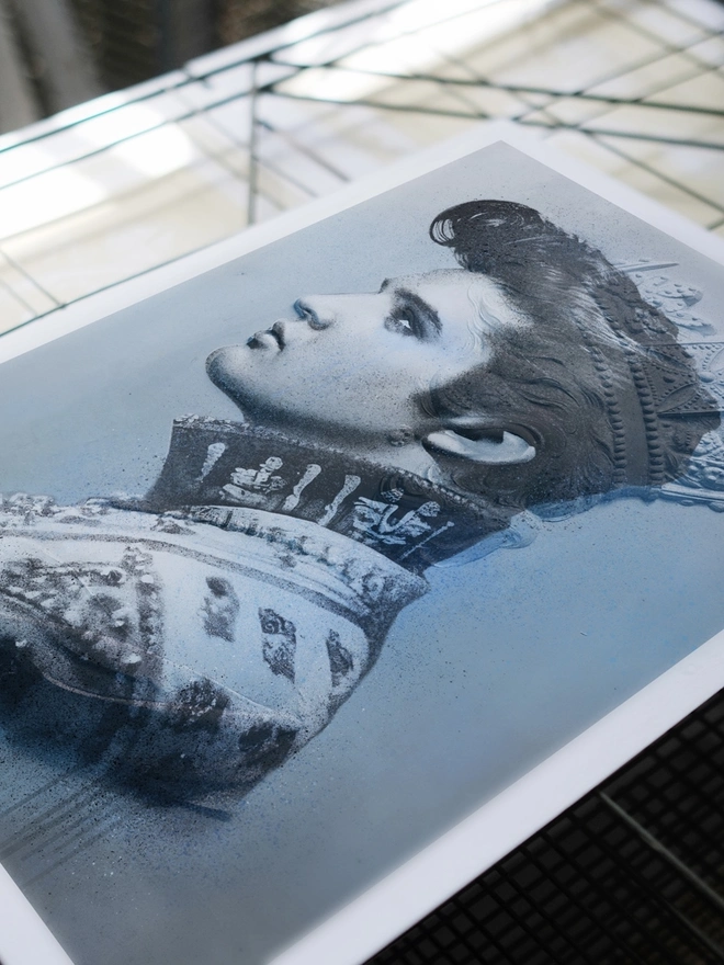 'The King' Elvis Presley Art Print