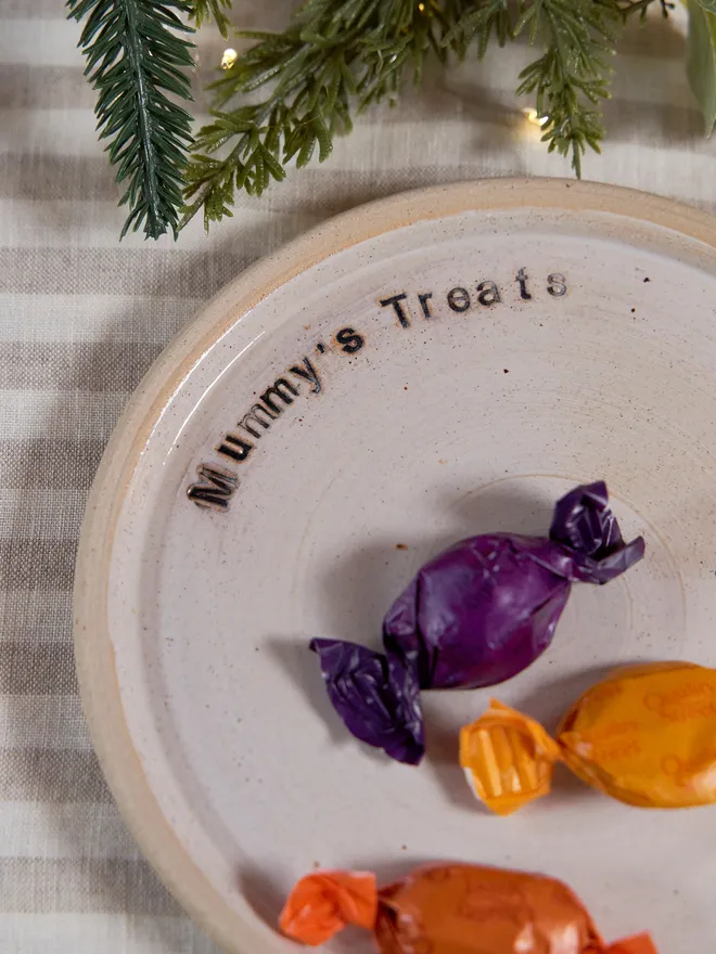 Personalised ceramic plate