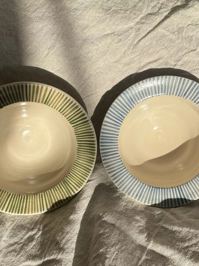 Striped Planet Bowl 