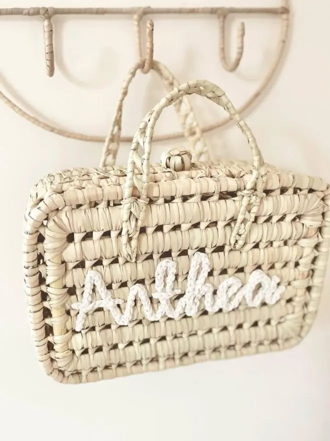 Personalised Palm Leaf Suitcase