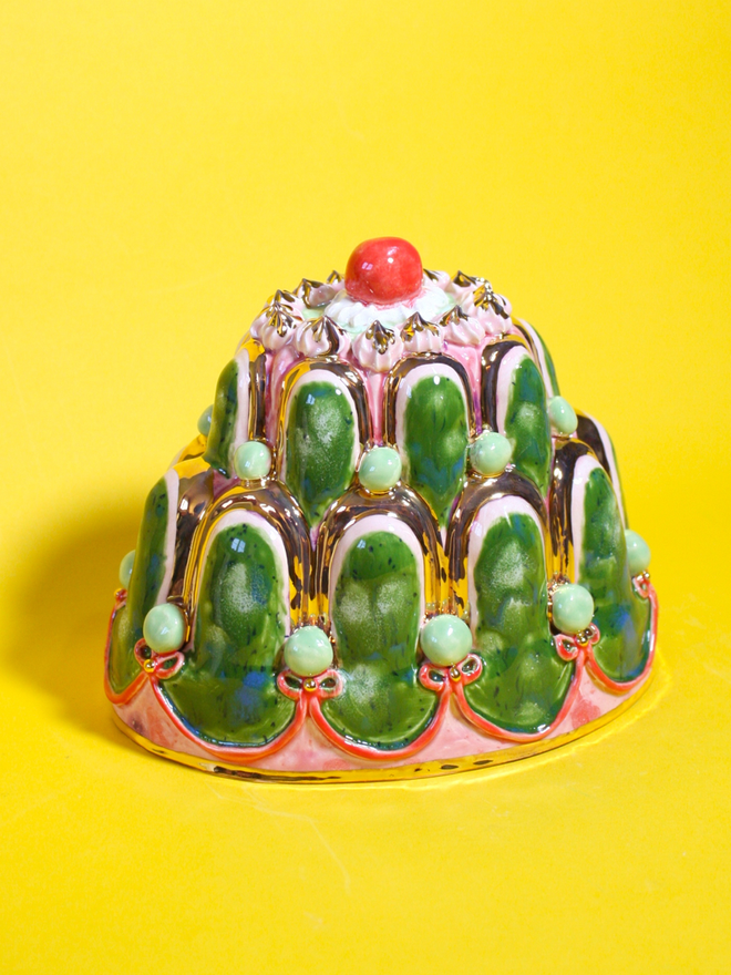 Cherry On Top Princess Cake Sculpture