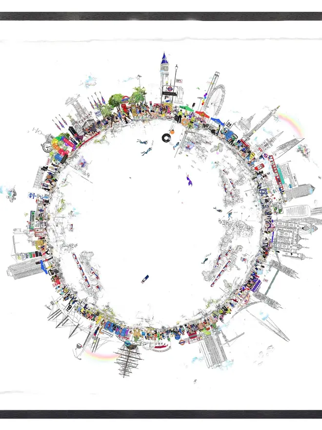 Personalised London Marathon Print