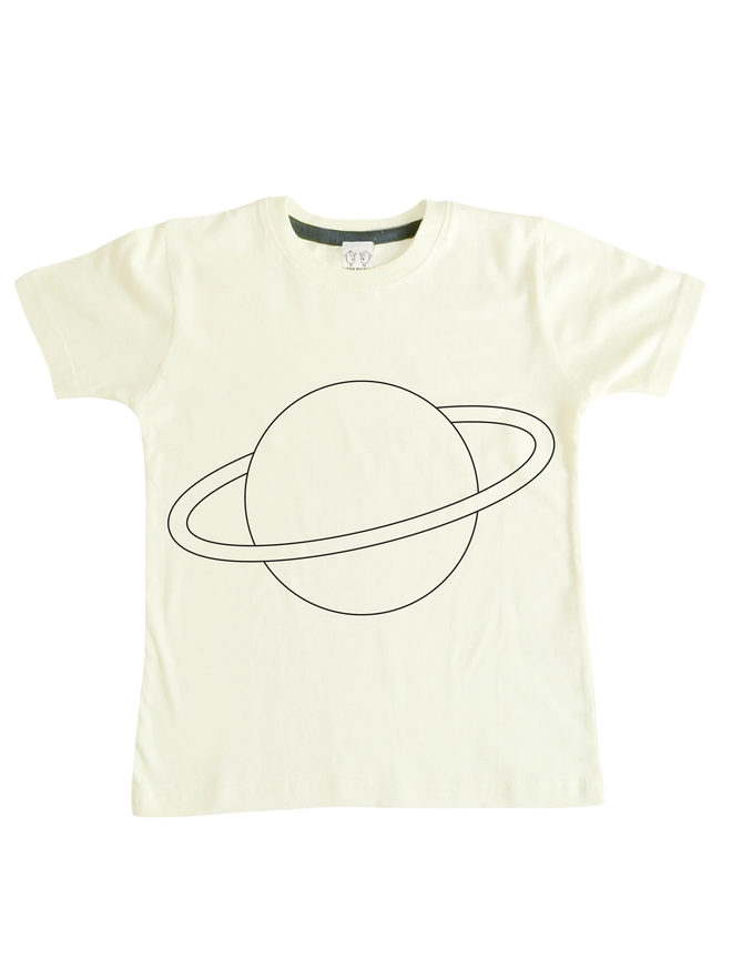 T-shirt with space print