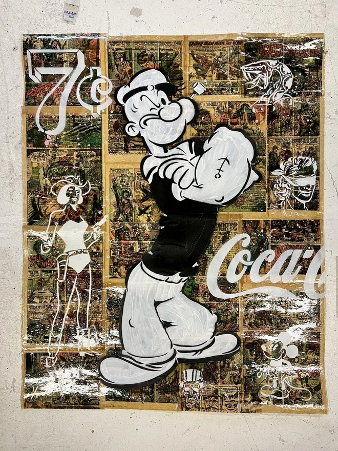 Popeye Pulp Punk Original 1/1
