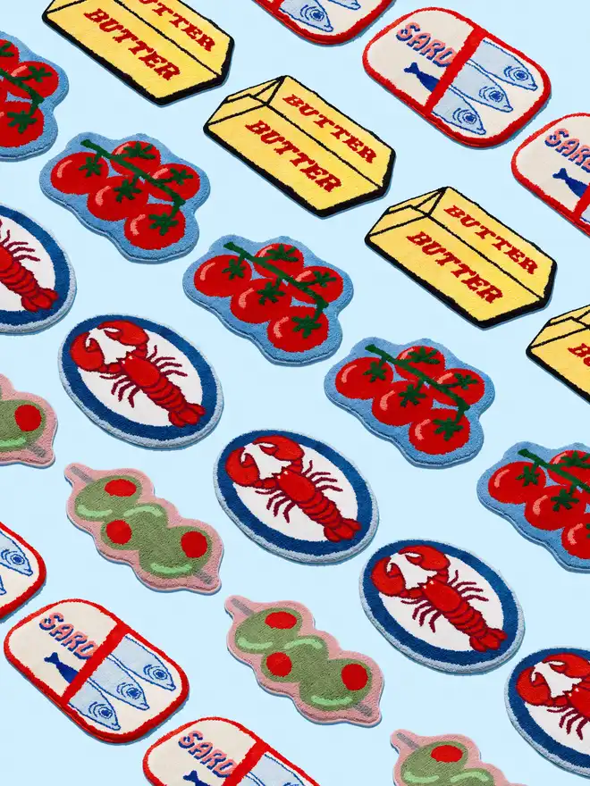 Tomato Bath Mat