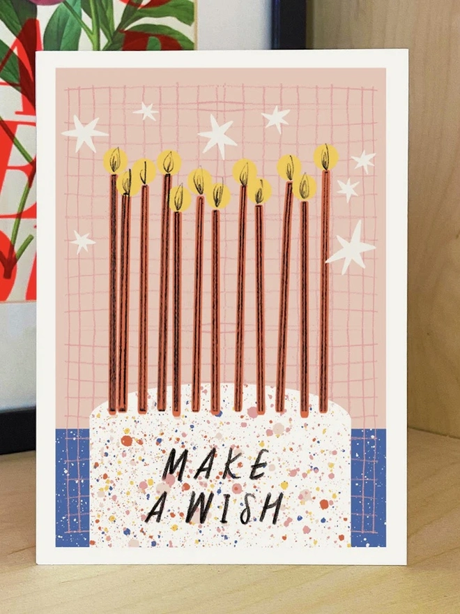 'Make A Wish' Birthday Card