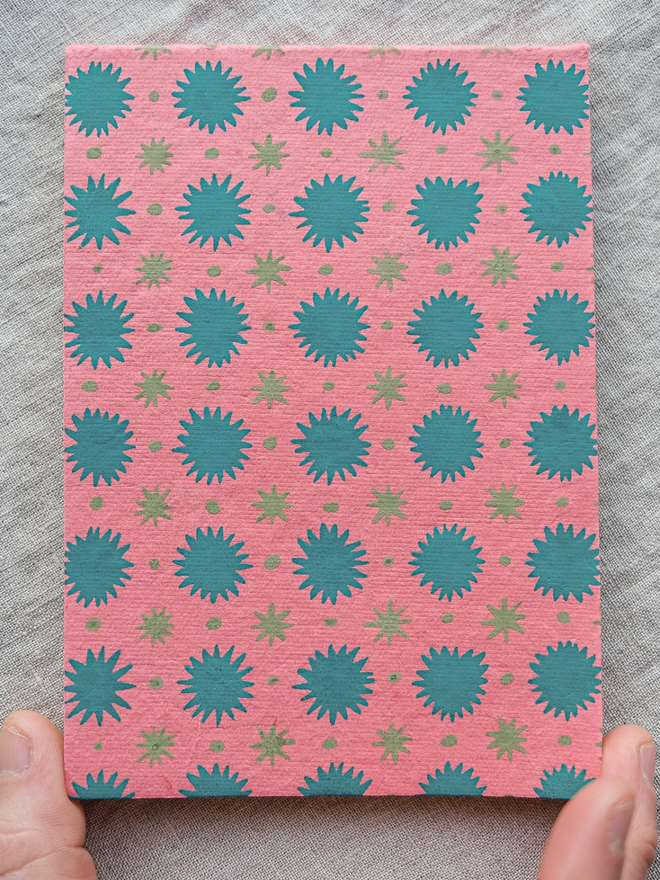 Pink Recycled Paper Scrapbook