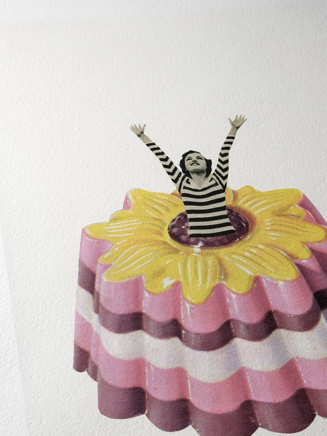 Blancmange Surprise Food Print