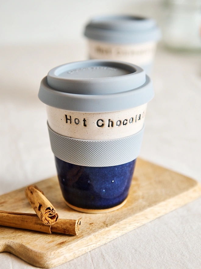 hot chocolate travel mug