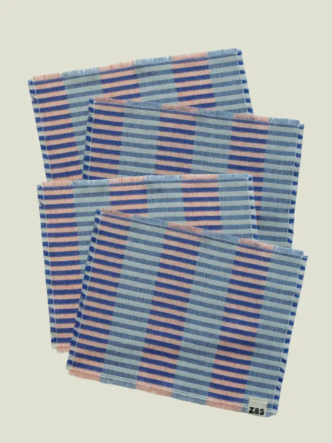 Blueberry Pie Placemats. A pack of four placemats.