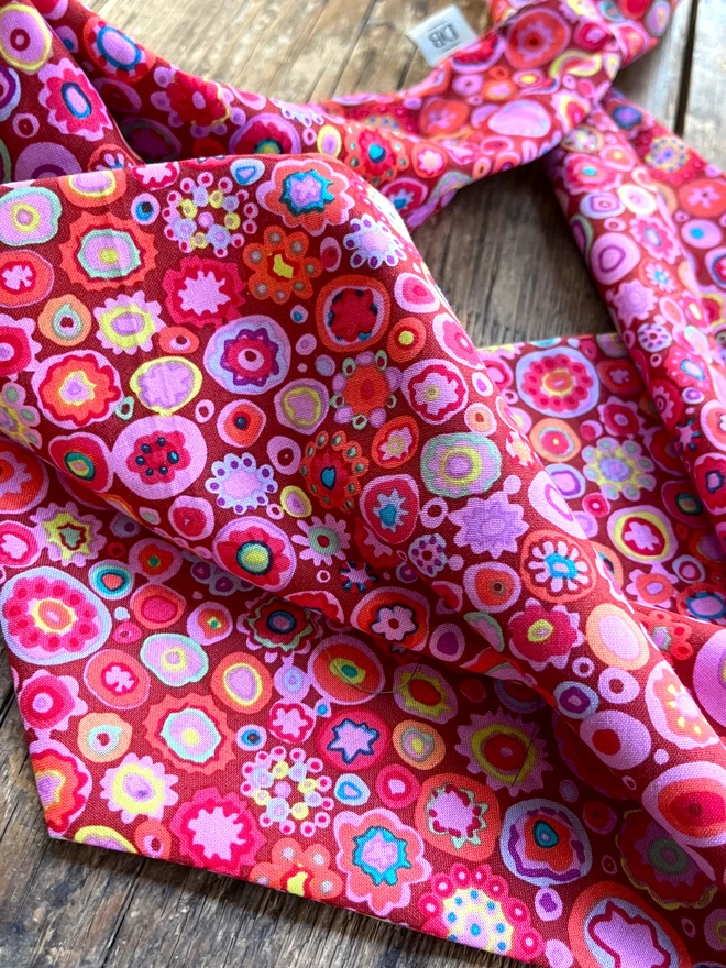 Raspberry Ripple Rock Candy  Dog Bandana