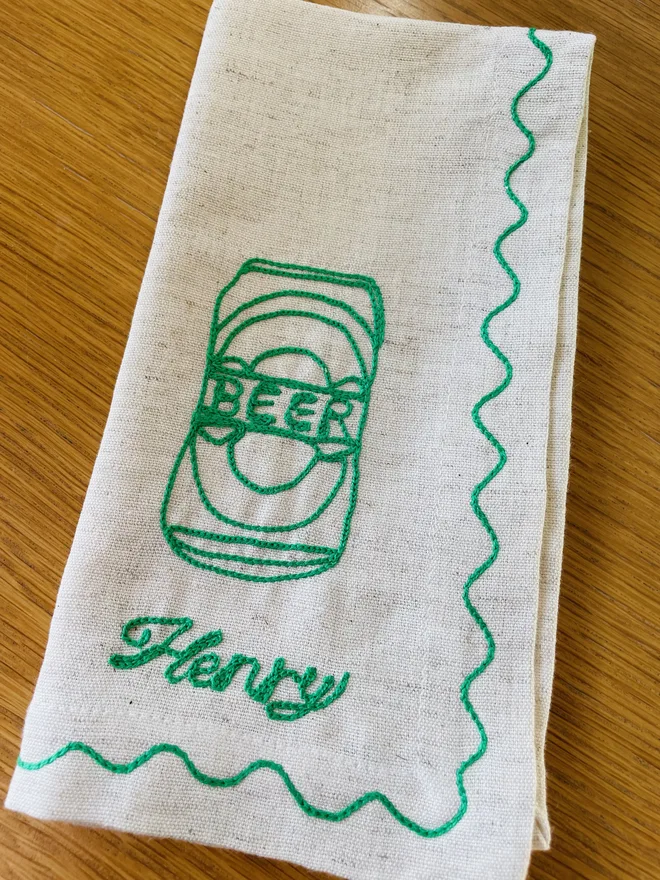embroidered Beer