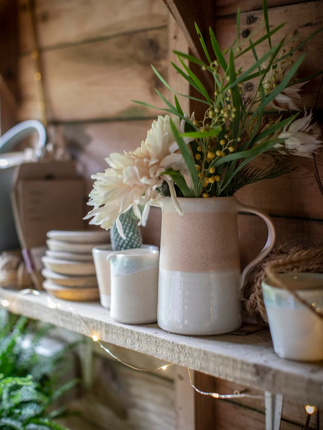 large clevedon table jug