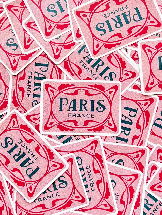 Vintage Paris Stickers