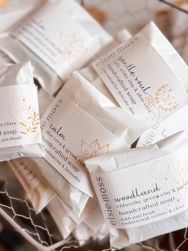 individually wrapped travel/guest soaps