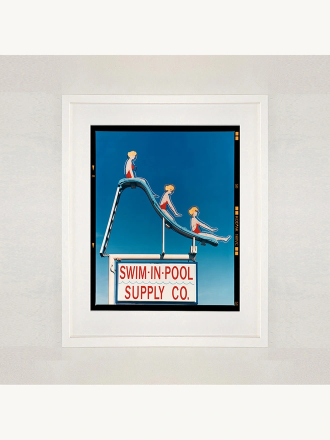 Swim-in-Pool Supply Co Framed in White