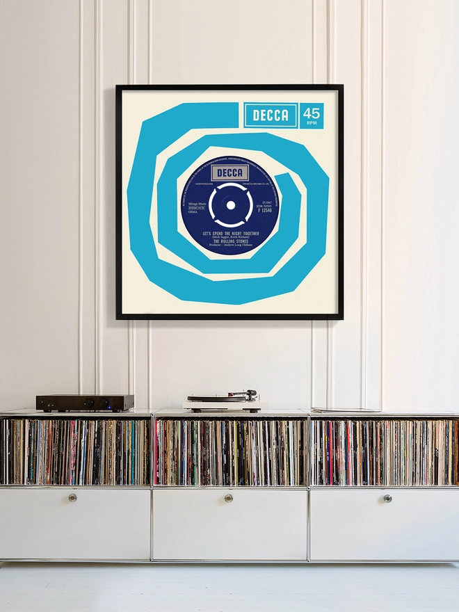 dibond print, singles sleeve