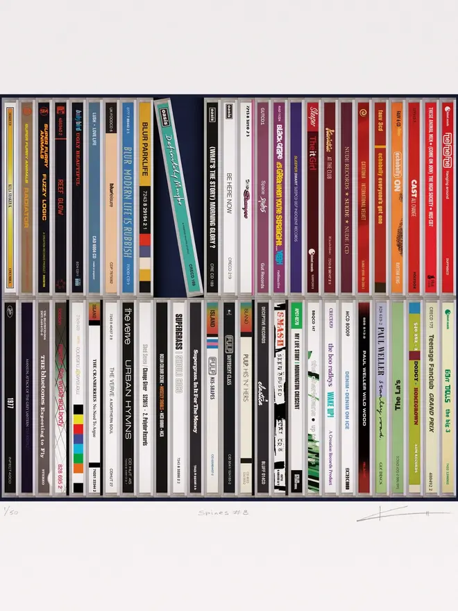 britpop vinyl sleeve artwork