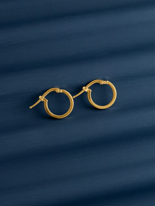 Loel Classic Gold Huggy Hoop Earrings