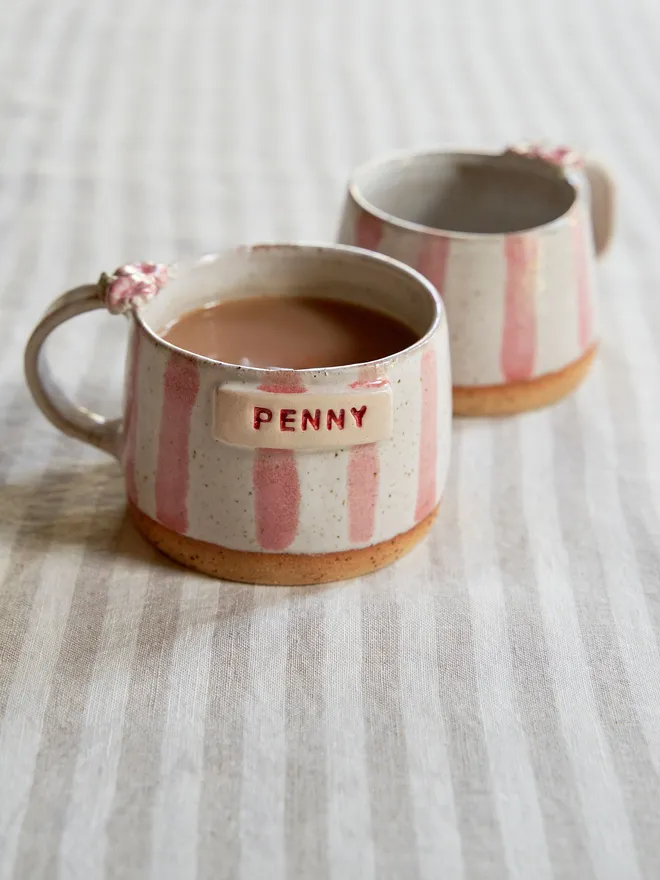 Personalised Stripe Mug