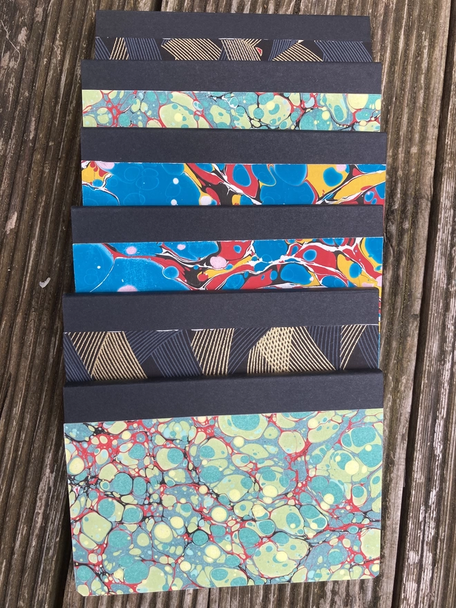 marbled notebooks