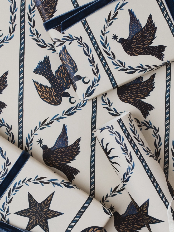 Dove Christmas Wrapping Paper
