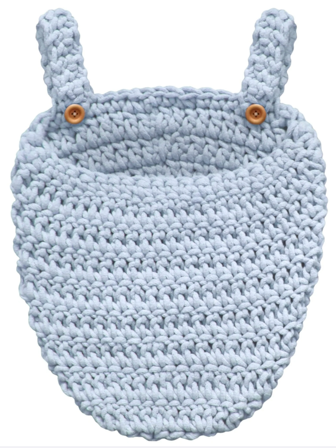 Zuri House. Large baby blue nursery organiser.