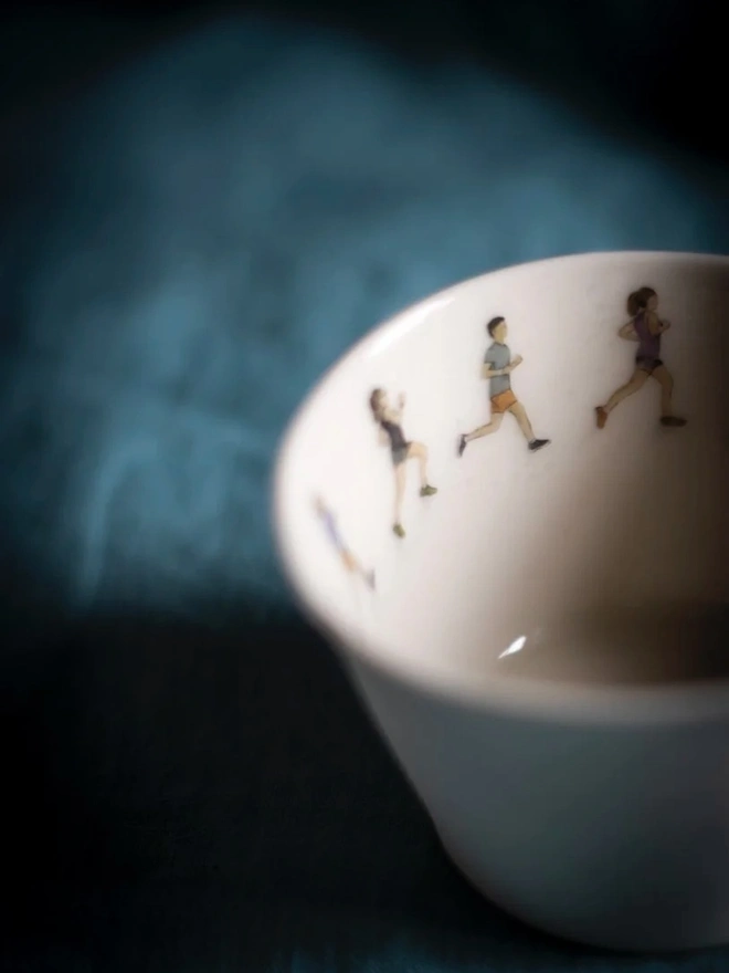 Small 'Runners' Water Tumblers (Set Of 2)