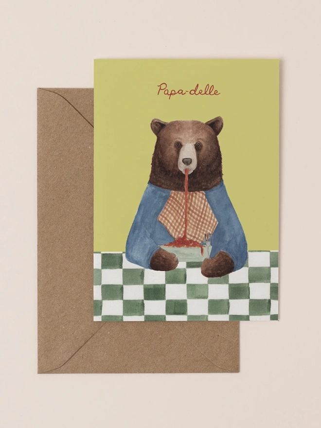 'Papa Delle' Card