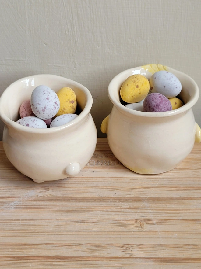 easter bunny ceramic egg cup
