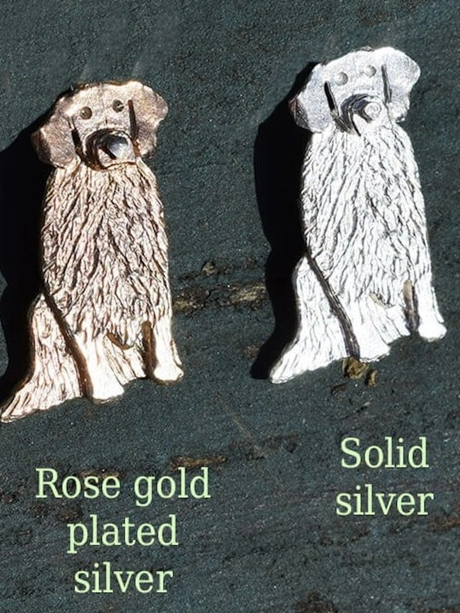 Golden Retriever Brooch