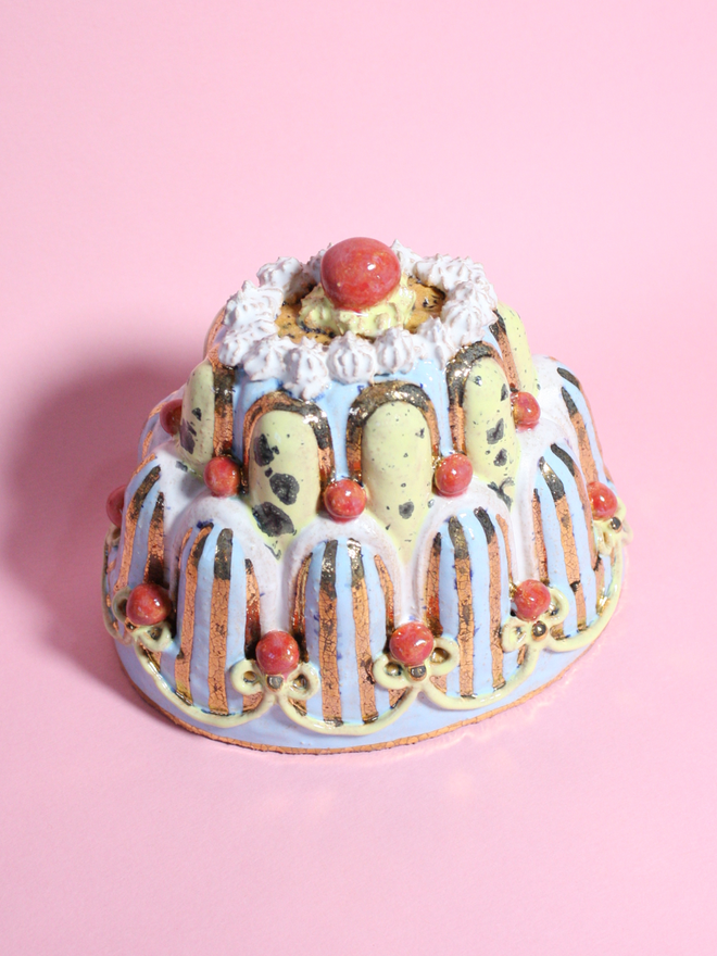 Sugar Plum Fairy Ceramic Cake Sculpture