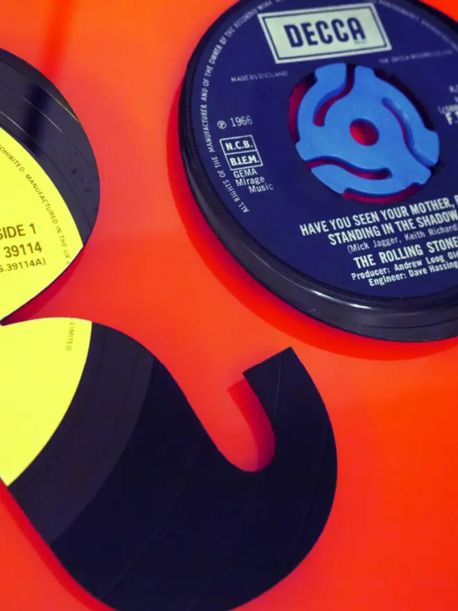 keith haynes only rock & roll rolling stones vinyl art