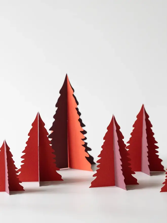 red christmas tree