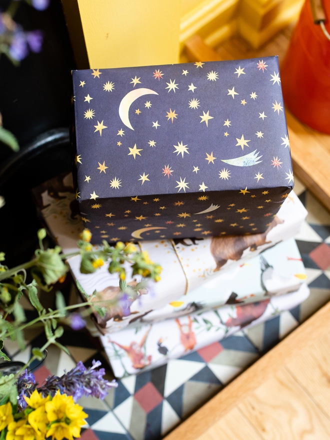 Starry Night Wrapping Paper