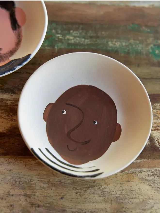 Hand Painted Personalised Plate Portrait