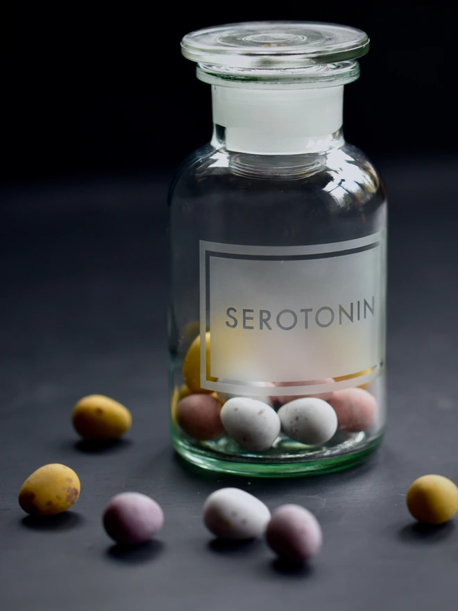 Serotonin Mini Egg Jar Happy Easter