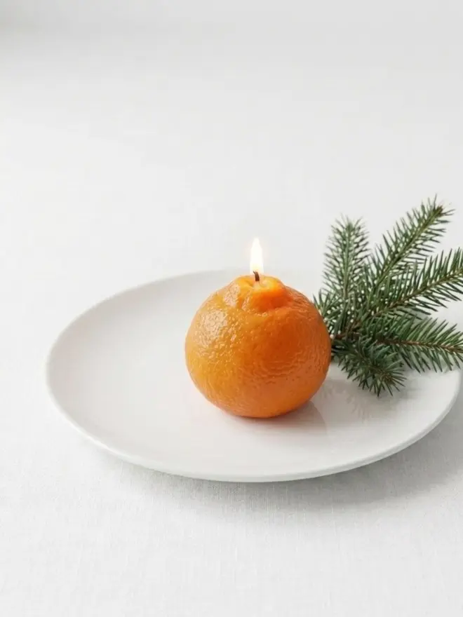 Clementine Candle