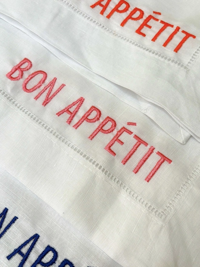 Bon Appetit Napkins (Set Of 4)