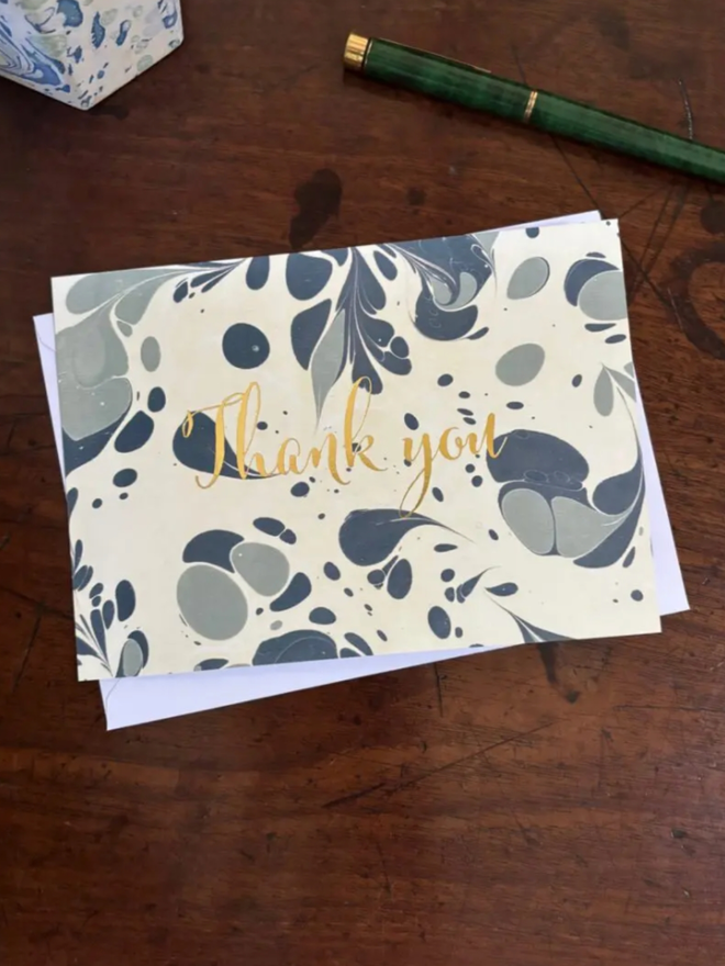 Thank You Postcards. One type of postcard within the set.
