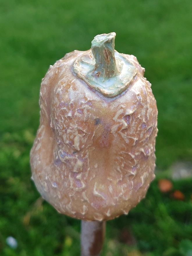 Pumpkin cane topper home decor