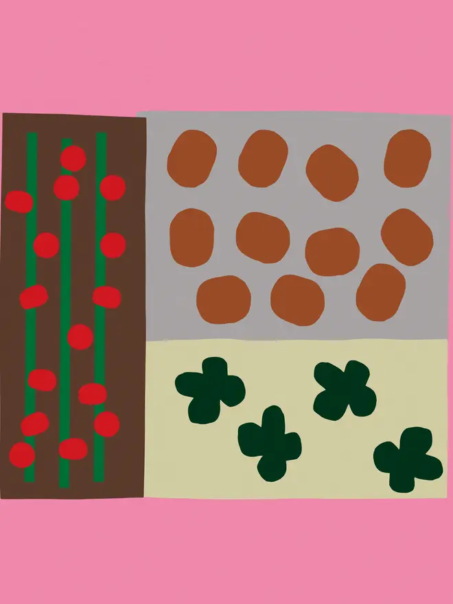 Raised Bed Print