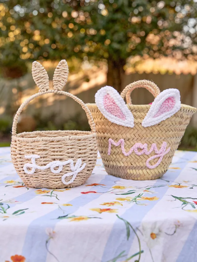 Cottontail Bunny Kids Basket Bag