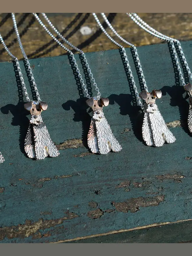 Wire Fox Terrier Necklace