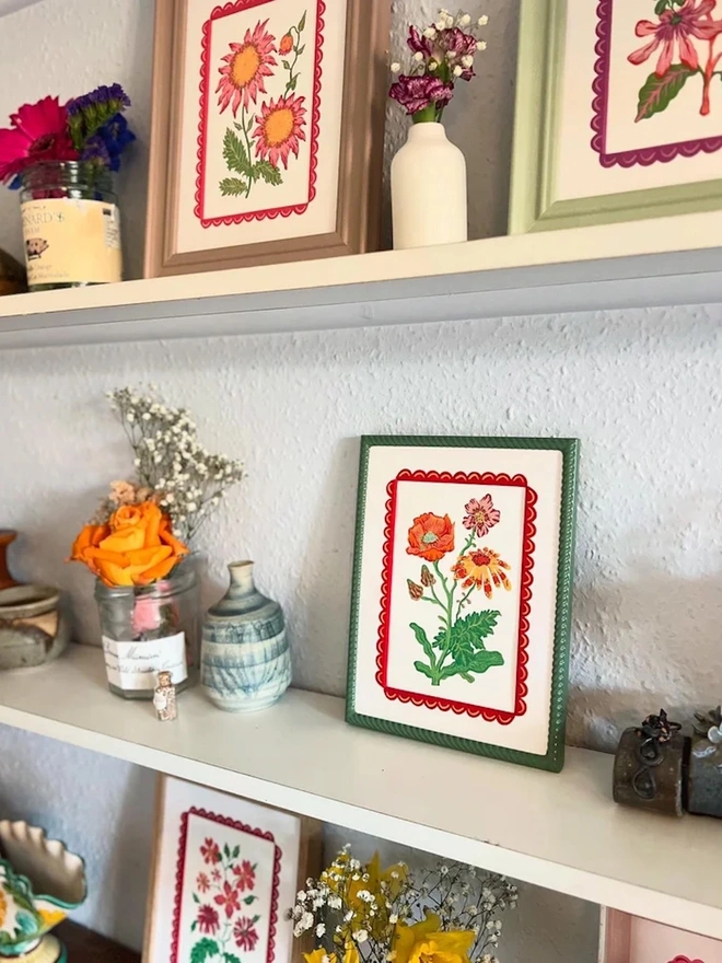 Garden Wildflowers Print 