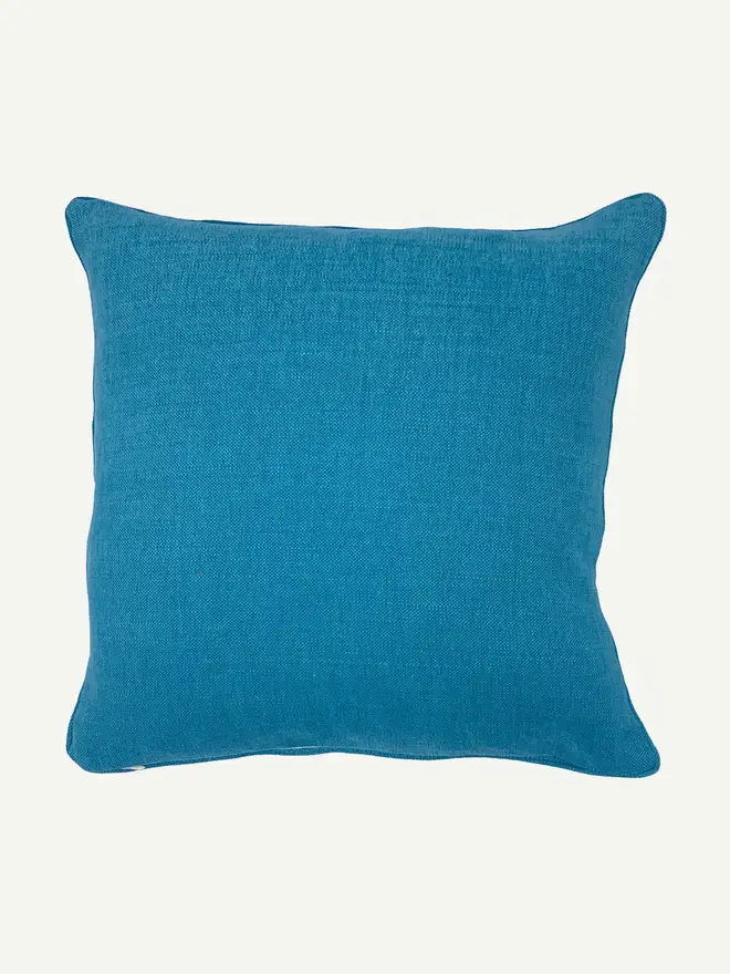 Mexican Cambaya Cushion Turquoise